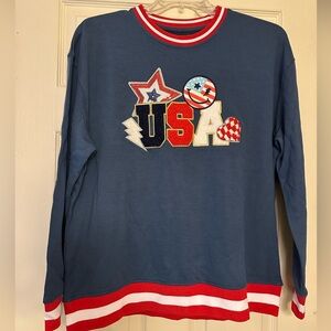 Simply Southern USA Applique Sweatshirt